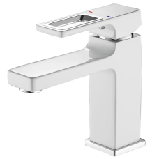 Змішувач для умивальника Mixxus Premium DANTE 001 NUT White-Chrome (MI6792)