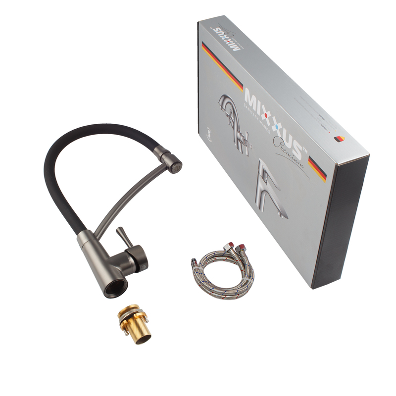 Змішувач для кухні Mixxus Premium ROSSI 017 GRAPHITE (MI6829)