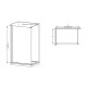 Душова перегородка Mixxus Premium FLAT SP02-90x200-TR Black Walk-In прозоре скло 8мм (MI6855)