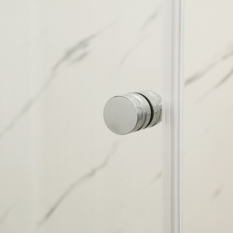 Душова кабіна без піддону Mixxus Premium DIVERSE SC01-90x90x195-TR Chrome прозоре скло 5мм (MI6859)