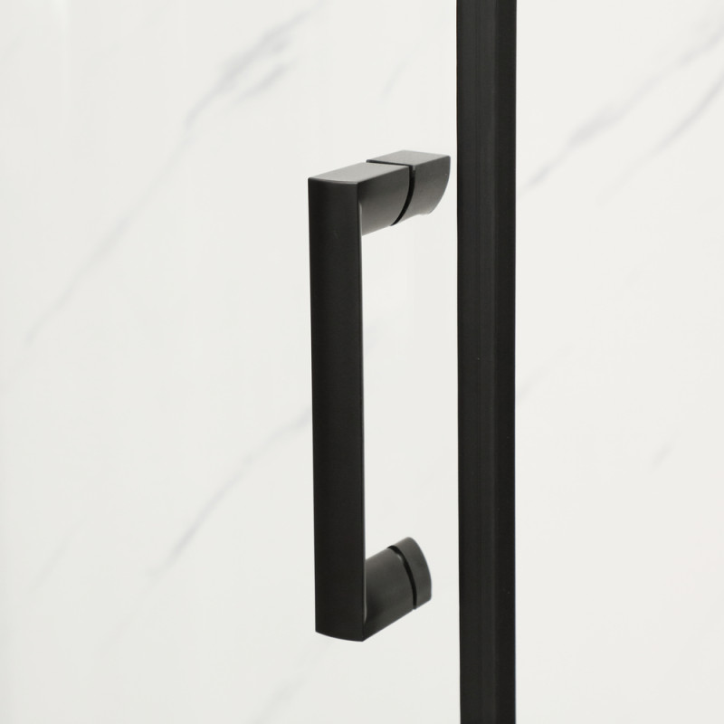 Душова кабіна без піддону Mixxus Premium DIVERSE SC01-90x90x195-TR Black прозоре скло 5мм (MI6860)