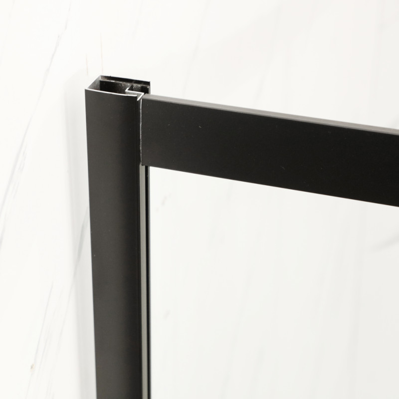 Душова кабіна без піддону Mixxus Premium DIVERSE SC01-90x90x195-TR Black прозоре скло 5мм (MI6860)
