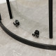 Душова кабіна без піддону Mixxus Premium DIVERSE SC01-90x90x195-TR Black прозоре скло 5мм (MI6860)