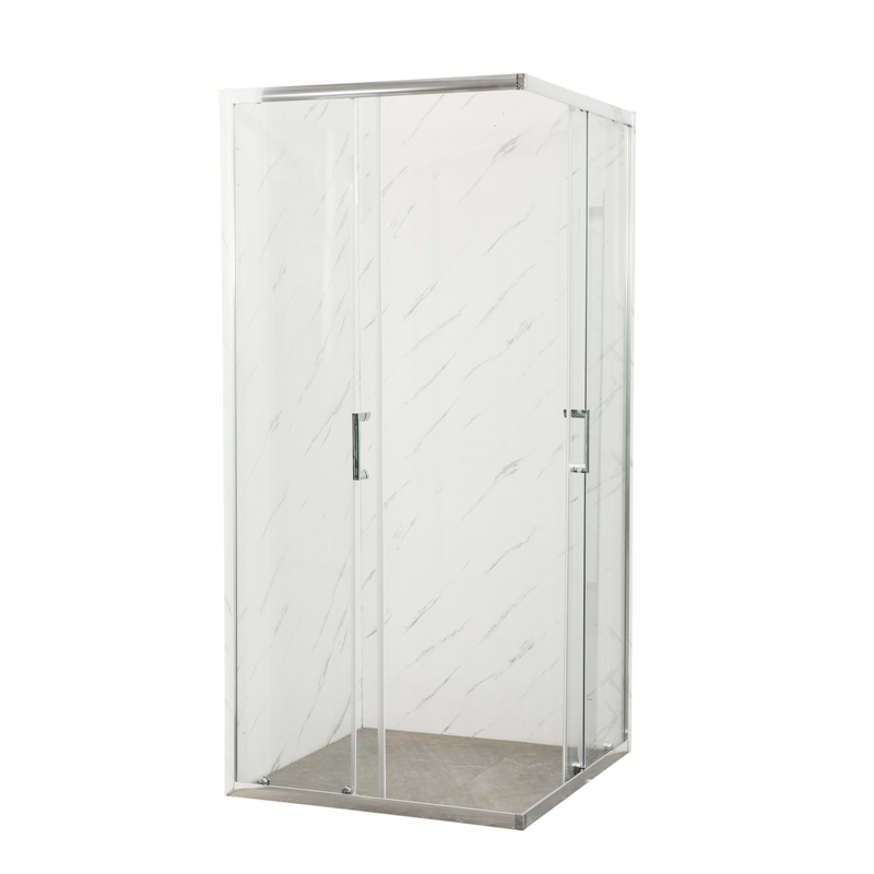 Душова кабіна без піддону Mixxus Premium DIVERSE SC02-90x90x195-TR Chrome прозоре скло 5мм (MI6861)