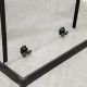 Душова кабіна без піддону Mixxus Premium DIVERSE SC02-90x90x195-TR Black прозоре скло 5мм (MI6862)