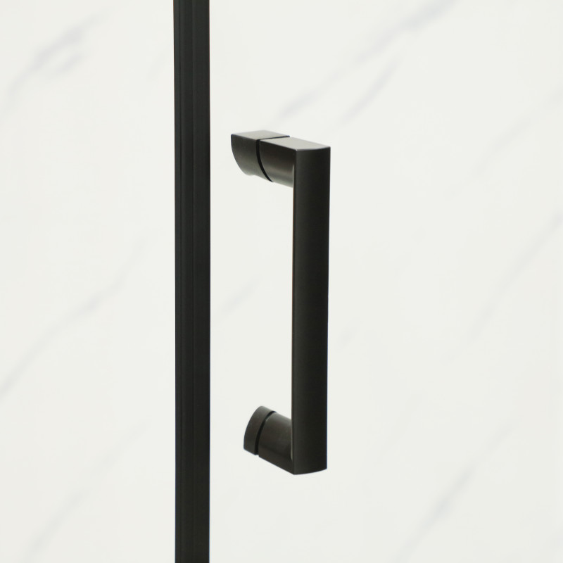 Душова кабіна без піддону Mixxus Premium DIVERSE SC02-90x90x195-TR Black прозоре скло 5мм (MI6862)