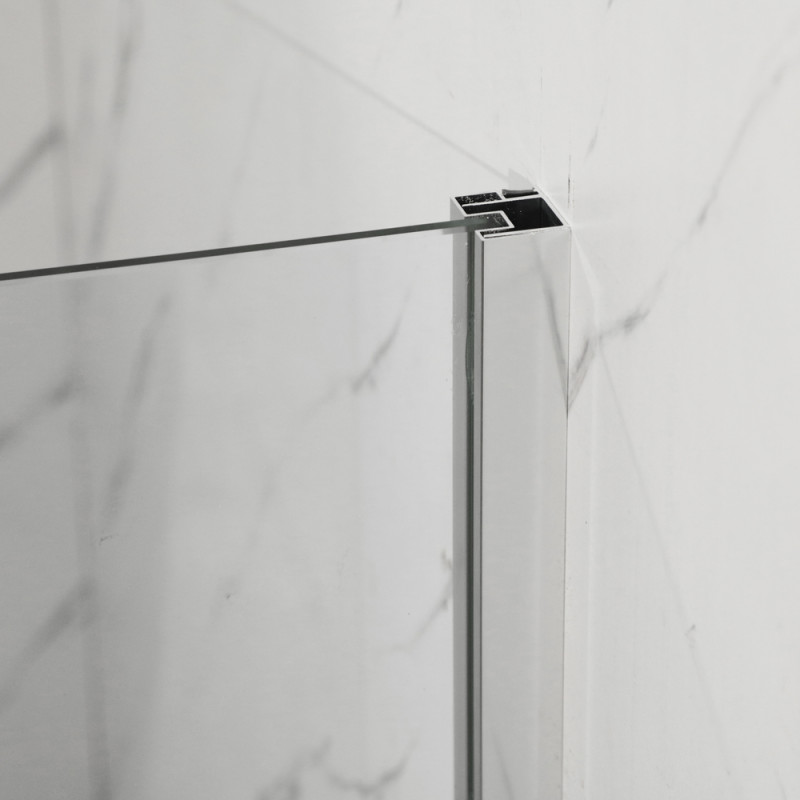 Душова кабіна без піддону Mixxus Premium BEVEL SC01-90x90x195-TR Chrome прозоре скло 6мм (MI6863)