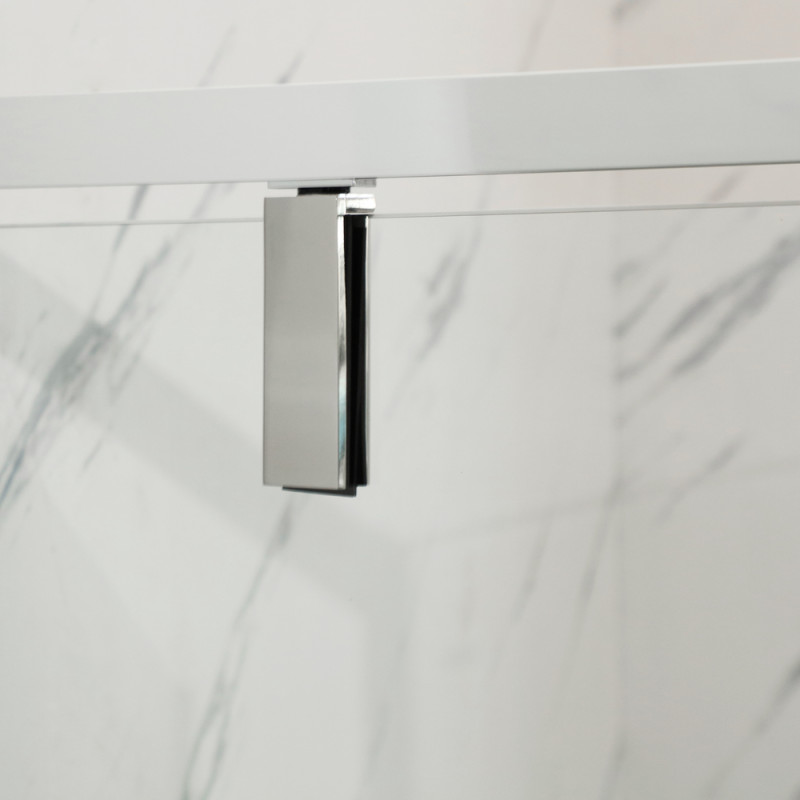 Душова кабіна без піддону Mixxus Premium BEVEL SC01-90x90x195-TR Chrome прозоре скло 6мм (MI6863)