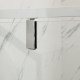 Душова кабіна без піддону Mixxus Premium BEVEL SC01-90x90x195-TR Chrome прозоре скло 6мм (MI6863)