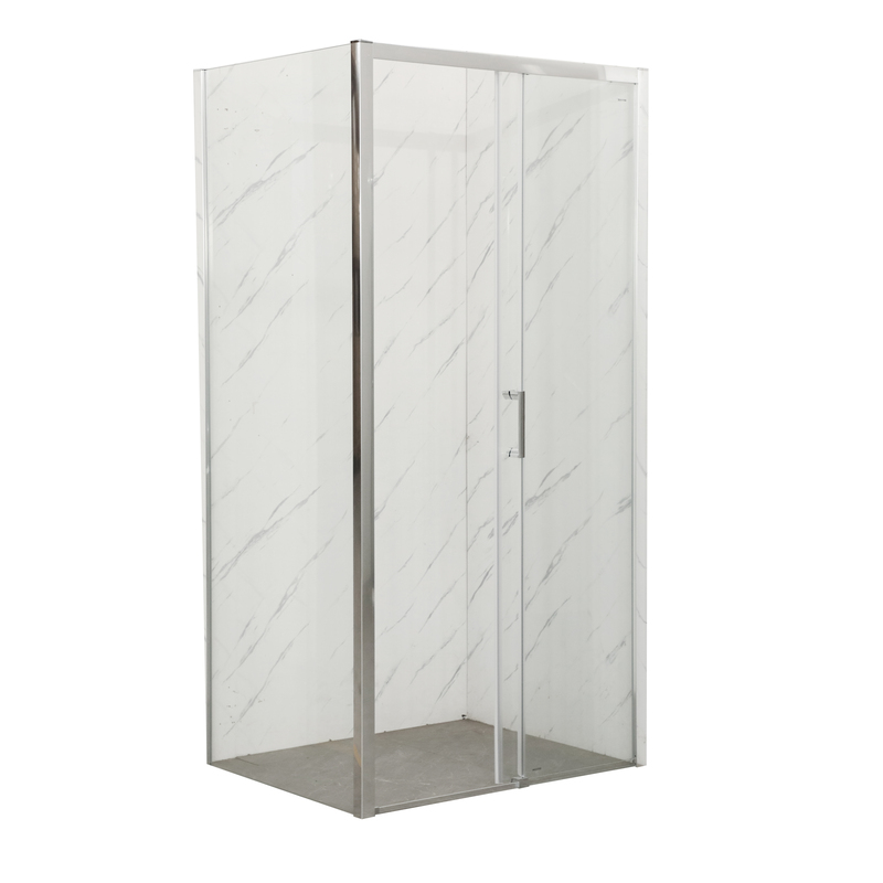 Душова кабіна без піддону Mixxus Premium DIVERSE SC03-100x80x195-TR Chrome прозоре скло 6мм (MI6865
