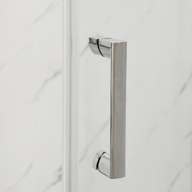 Душова кабіна без піддону Mixxus Premium DIVERSE SC03-100x80x195-TR Chrome прозоре скло 6мм (MI6865