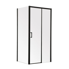 Душова кабіна без піддону Mixxus Premium DIVERSE SC03-100x80x195-TR Black прозоре скло 6мм (MI6866)
