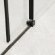 Душова кабіна без піддону Mixxus Premium DIVERSE SC03-100x80x195-TR Black прозоре скло 6мм (MI6866)