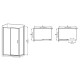 Душова кабіна без піддону Mixxus Premium DIVERSE SC03-120x80x195-TR Chrome прозоре скло 6мм (MI6867