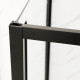 Душова кабіна без піддону Mixxus Premium DIVERSE SC03-120x80x195-TR Black прозоре скло 6мм (MI6868)
