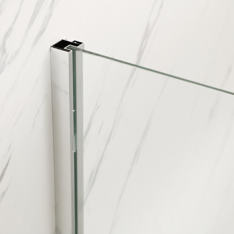 Душова кабіна без піддону Mixxus Premium BEVEL SC01-100x80x195-TR Chrome прозоре скло 6мм (MI6869)