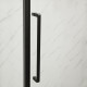Душова кабіна без піддону Mixxus Premium BEVEL SC01-120x80x195-TR Black прозоре скло 6мм (MI6872)