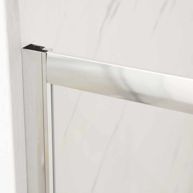 Двері в нішу Mixxus Premium DIVERSE SD01-140x185-TR Chrome прозоре скло 5мм (MI6874)