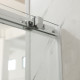 Двері в нішу Mixxus Premium DIVERSE SD01-160x185-TR Chrome прозоре скло 5мм (MI6875)
