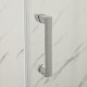 Двері в нішу Mixxus Premium DIVERSE SD01-160x185-TR Chrome прозоре скло 5мм (MI6875)