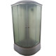 Бокс душовий без гідромасажу Mixxus STRONG SB01-90x90x215-FB SATIN з високим піддоном (MI6884)