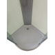 Бокс душовий без гідромасажу Mixxus STRONG SB02-90x90x215-FB SATIN з низьким піддоном (MI6886)