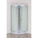 Бокс душовий без гідромасажу Mixxus STRONG SB02-90x90x215-FB SATIN з низьким піддоном (MI6886)