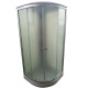 Бокс душовий без гідромасажу Mixxus STRONG SB02-90x90x215-FB SATIN з низьким піддоном (MI6886)