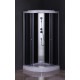 Бокс душовий без гідромасажу Mixxus STRONG SB02-90x90x215-GR SATIN з низьким піддоном (MI6887)