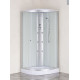 Бокс душовий з гідромасажем Mixxus STRONG SBH02-90x90x215-FB SATIN низький піддон (MI6890)