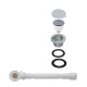 Бокс душовий з гідромасажем Mixxus STRONG SBH02-90x90x215-FB SATIN низький піддон (MI6890)