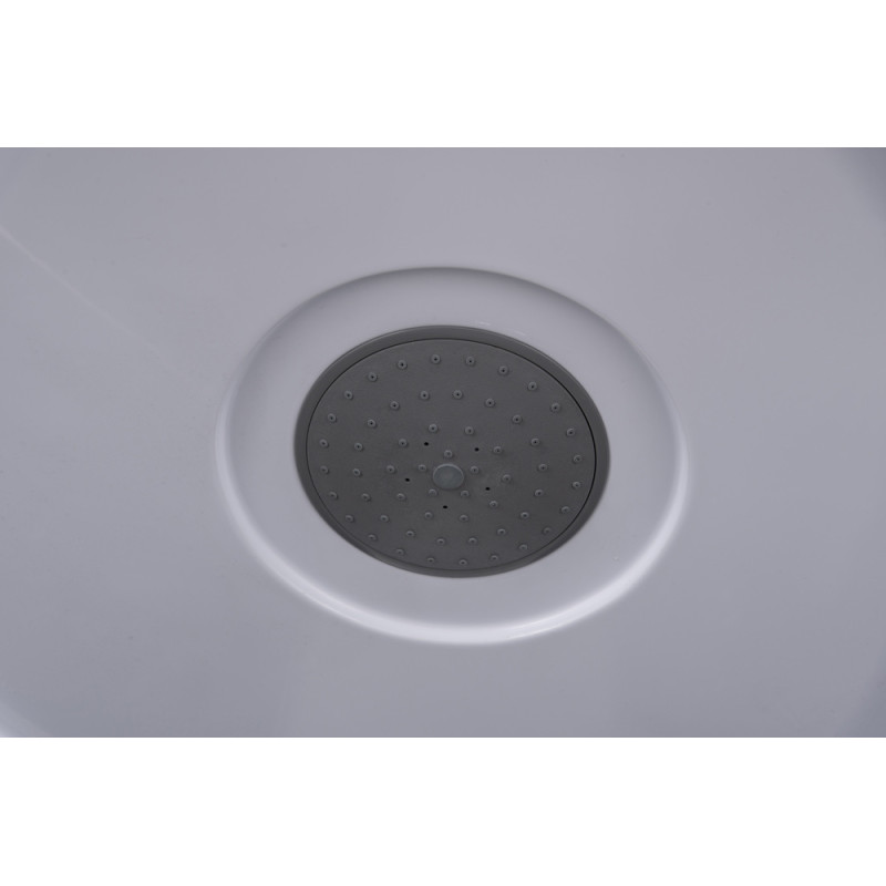 Бокс душовий з гідромасажем Mixxus STRONG SBH02-90x90x215-FB SATIN низький піддон (MI6890)