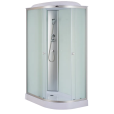 Бокс душовий без гідромасажу Mixxus WAVE SB02-120x80x215-L-FB SATIN з низьким піддоном (MI6892)