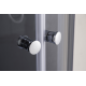 Душова кабіна з низьким піддоном Mixxus PLAIN SCT02-90x90x195-FB SATIN матове скло 4мм (MI6896)