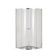 Душова кабіна без піддону Mixxus PLAIN SC01-90x90x185-TR CHROME прозоре скло 4мм (MI6899)