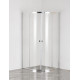 Душова кабіна без піддону Mixxus PLAIN SC01-90x90x185-TR CHROME прозоре скло 4мм (MI6899)