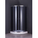 Душова кабіна без піддону Mixxus PLAIN SC01-90x90x185-GR CHROME сіре тоноване скло 4мм (MI6900)