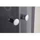 Душова кабіна з низьким піддоном Mixxus PLAIN SCT02-90x90x195-TR GRAPHITE прозоре скло 4мм (MI6901)