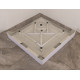 Душова кабіна з низьким піддоном Mixxus CUBIC SCT01-90x90x195-FB CHROME матове скло 4мм (MI6903)
