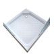 Душова кабіна з низьким піддоном Mixxus CUBIC SCT01-100x100x195-FB CHROME матове скло 4мм (MI6904)