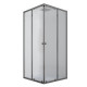 Душова кабіна з низьким піддоном Mixxus CUBIC SCT01-90x90x195-TR GRAPHITE прозоре скло 4мм (MI6905)