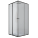 Душова кабіна без піддону Mixxus CUBIC SC01-90x90x185-TR GRAPHITE прозоре скло 4мм (MI6907)