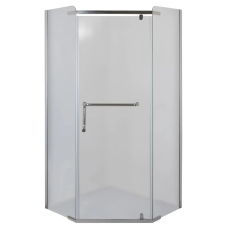 Душова кабіна з низьким піддоном Mixxus LINES SCT01-90x90x198-TR CHROME прозоре скло 6мм (MI6913)