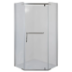 Душова кабіна з низьким піддоном Mixxus LINES SCT01-90x90x198-TR CHROME прозоре скло 6мм (MI6913)