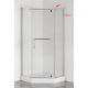 Душова кабіна з низьким піддоном Mixxus LINES SCT01-90x90x198-TR CHROME прозоре скло 6мм (MI6913)