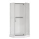 Душова кабіна з низьким піддоном Mixxus LINES SCT01-90x90x198-TR CHROME прозоре скло 6мм (MI6913)