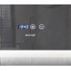 Дзеркало Mixxus FLAT MR04-100x80 з Led Touch, Anti-fog, димером, регулятором яскравості, годинником (MI6927)