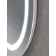 Дзеркало Mixxus PLAIN MC02-80 з Led Touch, Anti-fog, димером, регулятором яскравості, годинником (M