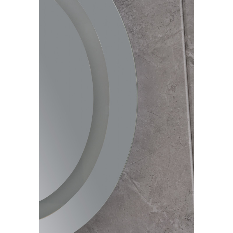 Дзеркало Mixxus PLAIN MC02-80 з Led Touch, Anti-fog, димером, регулятором яскравості, годинником (M
