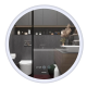 Дзеркало Mixxus PLAIN MC10-80 з Led Touch, Anti-fog, димером, регулятором яскравості, годинником (M